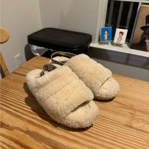 UGG white slippers